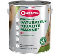 Saturateur protection direct bois Qualité marine Incolore mat 2.5L DEKS OLJE OWA