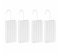 Saturateur radiateur, humidificateur radiateur en céramique blanche, Lot de 4
