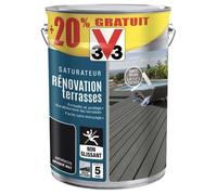 Saturateur V33 Rénovation terrasses Anthracite 6 L