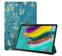 SATURCASE Beau PU Cuir Flip Pliable Folio Stand Housse Étui Coque avec Fonction Veille/Réveil Automatique pour Samsung Galaxy Tab S5e 10.5 SM-T720 T725 (KN-6)