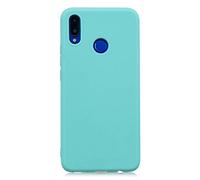 SATURCASE Coque pour Huawei Honor 8X, Ultra Mince Poids Léger Flexible Doux TPU Gel Silicone Protecteur Arrière Housse Étui pour Huawei Honor 8X (GJ-Bleu)
