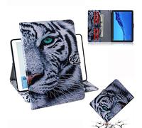 SATURCASE Coque pour Huawei MediaPad M5 Lite 10.1, Beau PU Cuir Magnétique Flip Portefeuille Support Porte-Carte Protecteur Housse Étui pour Huawei MediaPad M5 Lite 10.1 (TX-2)