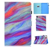 SATURCASE Coque pour Huawei MediaPad M6 8.4, Beau Motif PU Cuir Magnétique Flip Portefeuille Support Porte-Carte Protecteur Housse Étui pour Huawei MediaPad M6 8.4 (DT-7)