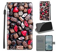 SATURCASE Coque pour Nokia G20 / Nokia G10 / Nokia 6.3, Beau PU Cuir Magnétique Flip Portefeuille Support Porte-Carte Dragonne Protecteur Housse Étui pour Nokia G20 / Nokia G10 / Nokia 6.3 (DY-9)