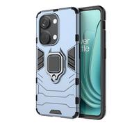 Saturcase Coque Pour Oneplus Ace 2v / Nord 3, Bague Béquille Hybride 2 En 1 [Pc & Silicone] Double Couche Pare-Chocs Antichoc Protecteur Housse Étui Pour Oneplus Ace 2v / Nord 3 (Hz-Bleu Marine)