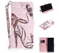 SATURCASE Coque pour Samsung Galaxy Note 9, Beau 3D Motif PU Cuir Magnétique Flip Portefeuille Support Porte-Carte Protecteur Housse Étui avec Dragonne pour Samsung Galaxy Note 9 (TD-6)