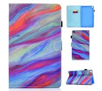 SATURCASE Coque pour Samsung Galaxy Tab A 8.0 (2019), Beau Motif PU Cuir Magnétique Flip Portefeuille Support Porte-Carte Housse Étui pour Samsung Galaxy Tab A 8.0 (2019) SM-T290 T295 (DT-7)