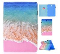 SATURCASE Coque pour Samsung Galaxy Tab S4 10.5, Beau Motif PU Cuir Magnétique Flip Portefeuille Support Porte-Carte Protecteur Housse Étui pour Samsung Galaxy Tab S4 10.5 SM-T830 T835 (DT-11)