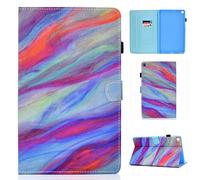 SATURCASE Coque pour Samsung Galaxy Tab S5e 10.5, Beau Motif PU Cuir Magnétique Flip Portefeuille Support Porte-Carte Protecteur Housse Étui pour Samsung Galaxy Tab S5e 10.5 SM-T720 T725 (DT-7)