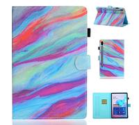 SATURCASE Coque pour Samsung Galaxy Tab S6 10.5, Beau Motif PU Cuir Magnétique Flip Portefeuille Support Porte-Carte Protecteur Housse Étui pour Samsung Galaxy Tab S6 10.5 SM-T860 T865 (DT-7)