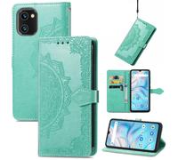 SATURCASE Coque pour Umidigi A13 / A13S / A13 Pro, Mandala Gaufrage PU Cuir Magnétique Flip Portefeuille Support Porte-carte Protecteur Housse Étui avec Dragonne pour Umidigi A13 / A13S / A13 Pro (MA-