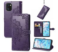 SATURCASE Coque pour Umidigi A13 / A13S / A13 Pro, Mandala Gaufrage PU Cuir Magnétique Flip Portefeuille Support Porte-carte Protecteur Housse Étui avec Dragonne pour Umidigi A13 / A13S / A13 Pro (MA-