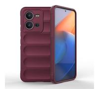 SATURCASE Coque pour Vivo V25 5G / V25E / X80 Lite - Doux pour la peau - Anti-chute - En silicone TPU souple - Transparente