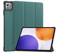 SATURCASE Coque pour Xiaomi Pad 7S Pro 12,5 pouces, en cuir PU, rabattable, pliable, support fin, léger, fonction veille/réveil automatique, housse de protection pour tablette (vert)