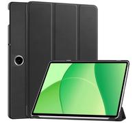 SATURCASE Étui de protection à rabat en cuir synthétique pour tablette OPPO Pad SE 11 / OnePlus Pad Lite 11" Noir