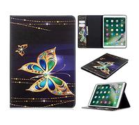 SATURCASE Étui pour Apple iPad 10.2 2019/2020, Beau Motif PU Cuir Flip Portefeuille Support Protecteur Coque Housse Étui pour Apple iPad 10.2 2019/2020 BFP-14