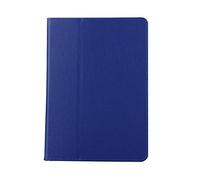 SATURCASE Étui pour Apple iPad 9.7 2017/2018, PU Cuir Flip Pliable Folio Stand Poids Léger Protecteur Tablette Case Cover Housse Étui Coque pour Apple iPad 9.7 2017/2018 (Bleu Foncé)