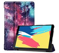 SATURCASE Étui pour Lenovo Tab M8, Beau PU Cuir Flip Pliable Folio Stand Protecteur Tablette Housse Étui Coque pour Lenovo Tab M8 (KN-5)