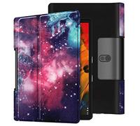 SATURCASE Étui pour Lenovo Yoga Smart Tab 10.1, Beau PU Cuir Flip Folio Ultra Mince Poids Léger Stand Housse Étui Coque pour Lenovo Yoga Smart Tab 10.1 / Yoga Tab 5 10.1 (KN-4)