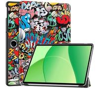 SATURCASE Étui pour OPPO Pad SE 11 / OnePlus Pad Lite 11", beau cuir PU à rabat pliable avec support fin et léger, fonction veille/réveil automatique (KN-3)