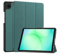 SATURCASE Étui pour Samsung Galaxy Tab A11 SM-X130 X135 8,7", en cuir PU, rabattable, avec support, fin, léger, protection pour tablette (vert)