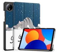 SATURCASE Étui pour Xiaomi Redmi Pad SE 8,7", beau cuir PU Flip Folio Stand Slim Light Auto Wake Up/Sleep Housse de protection pour tablette (KN-8)