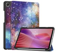 SATURCASE KN-2 Étui de protection à rabat en similicuir avec support fin et léger pour tablette Lenovo Tab One / Lenovo Tab K9 8,7"