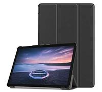 SATURCASE PU Cuir Flip Pliable Folio Stand Protecteur Housse Étui Coque avec Fonction Veille/Réveil Automatique Compatible avec Samsung Galaxy Tab S4 10.5 SM-T830 T835 (Noir)