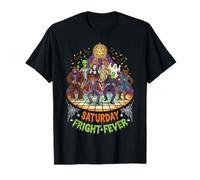 Saturday Fright Fever Boule Disco en Forme de Citrouille pour Halloween T-Shirt