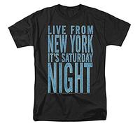 Saturday Night Live It's SNL Men's Cotton T-Shirt Black Shirt Top Tee XXL