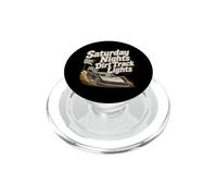 Saturday Nights Feux de Piste de Terre Stock Car Racing PopSockets PopGrip pour MagSafe