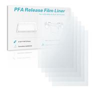 Saturn 4 Ultra PFA Release Liner Film 273x176mm Compatible with Elegoo Saturn 2/3/4 Ultra/4 Ultra 16K Resin Imprimantes 3D,Haute Transmittance de la Lumière & Haute Vitesse d'Impression-5PCS-0.127mm