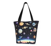 Saturn Jupiter Earth Sac à main à bandoulière tendance pour femme Convient pour le week-end voyage shopping sac à bandoulière