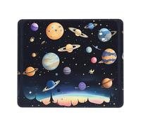 Saturn Jupiter Earth10 x 30,5 cm Tapis de souris Gaming Tapis de souris Multi-code