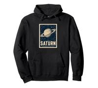 Saturn Planet Rings Space Observer Carte du Ciel Sweat à Capuche