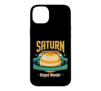 Saturn Ringed Wonder, planète Spatiale rétro Coque pour iPhone 14 Plus