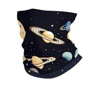 Saturne Jupiter Terre Imprimé Écharpe Demi-Visage Multifonctionnel Headwrap Unisexe Bandeau pour Cyclisme Randonnée Élastique Écharpe Tube