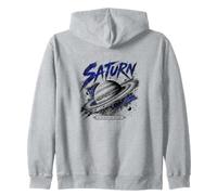Saturne Planet Ringed World Space Coordonnées Sweat à Capuche
