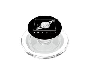 Saturne Planète Anneaux Astronomie Espace Vintage Univers PopSockets PopGrip pour MagSafe
