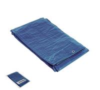 Saturnia 15070001 Toile avec œillets métalliques Bleu 3 x 4 m