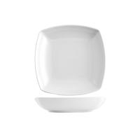 Saturnia 6 Assiettes Creuses Tokio En Porcelaine Blanche 26 Cm