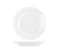 Saturnia 6 Assiettes De Table Piani Tivoli En Porcelaine Blanche 26 Cm