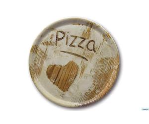 Saturnia Assiette à Pizza en Forme de cœur 31 cm