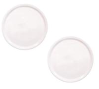 Saturnia Assiette à pizza - Série Napoli - Blanc - 2 - Diamètre : 33 cm