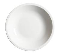 Assiette En Porcelaine Roma Blanche Table Fond 20,5 Cm