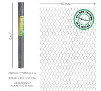 Saturnia Treillis Triple Torsion 19 mm 60 cm Rouleau de 50 m pour Usage Domestique