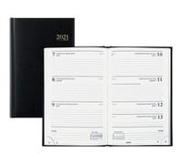 Brepols Saturnus Agenda Semainier Civil 2023 - Couverture rigide : noir - Format : 13,5x21 cm env.