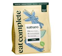 Saturo Repas à boire - Aliment végétalien comme substitut des repas - Vanille | Poudre blancée avec beaucoup de protéines et 5600 kcal | Poudre avec nutriments précieux | 14 shakes, 1,4 kg