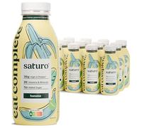Saturo Substitut de Repas Complet, Pack Test, Prêt à Consommer Riche en Protéines, Vitamines et Minéraux, Milk-Shake/Smoothie, 24 x 330 ml