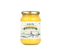 Satvik Pure Ghee Gir A2 Gir Vache Ghee 500 g Baratté à partir de la méthode védique Bilona | Bilona Ghee | A2 Vache Desi Ghee 500 ml